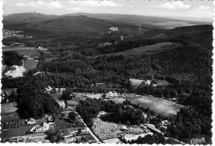 Luftbild Hörste um 1960