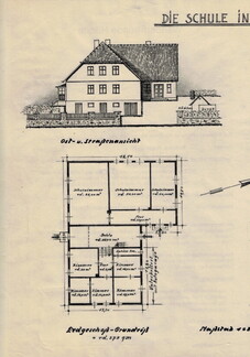 Schule  Stapelage, Plan von 1949
