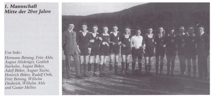 Sportplatz Mitte 20er 1. Mannschaft