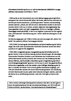 neue Schule weitere Entwicklung Teil 5 Betreuung u. Schulhof