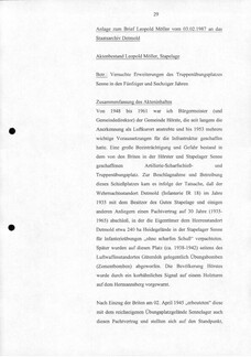 Leopold Möller Korrespondenz zu Orne und Stapel