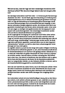 HHH Warum plötzlich ein Brandschutzkonzept