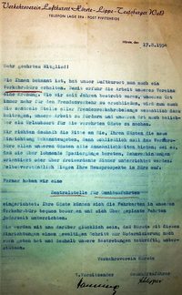 VV 17.8.1954 Rundschr. Verkehrsbüro u. Omnibusreisen