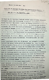 40 Jahre Verkehrsverein 19. u. 20.9.1969 Bericht Saaksmeier 30.9.1969