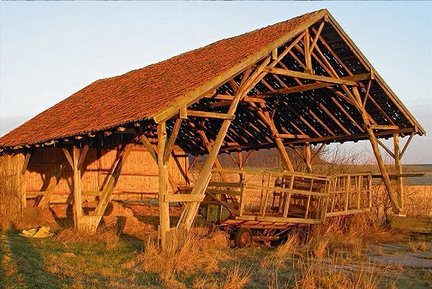 alte Feldscheune Stapelage orig.