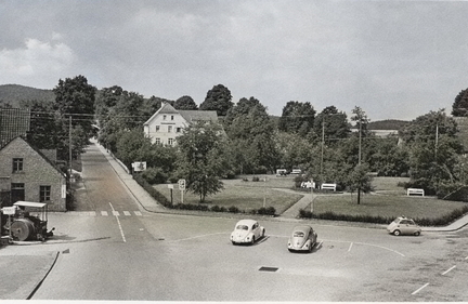 Hörste Dorfplatz m. Schmiede u. Isetta 50er 60er 1