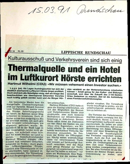 HVV u. Ausschuss Thermalquelle u. Hotel f. Hörste LR 15.3.1991 (1)