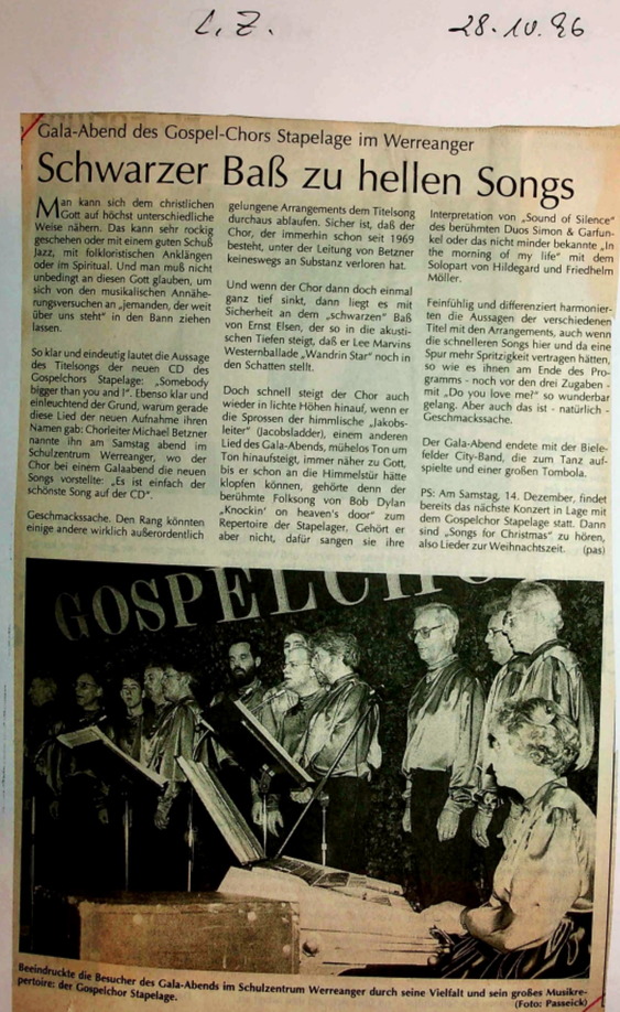 Galaabend Gospelchor LZ 28.10.1996 1