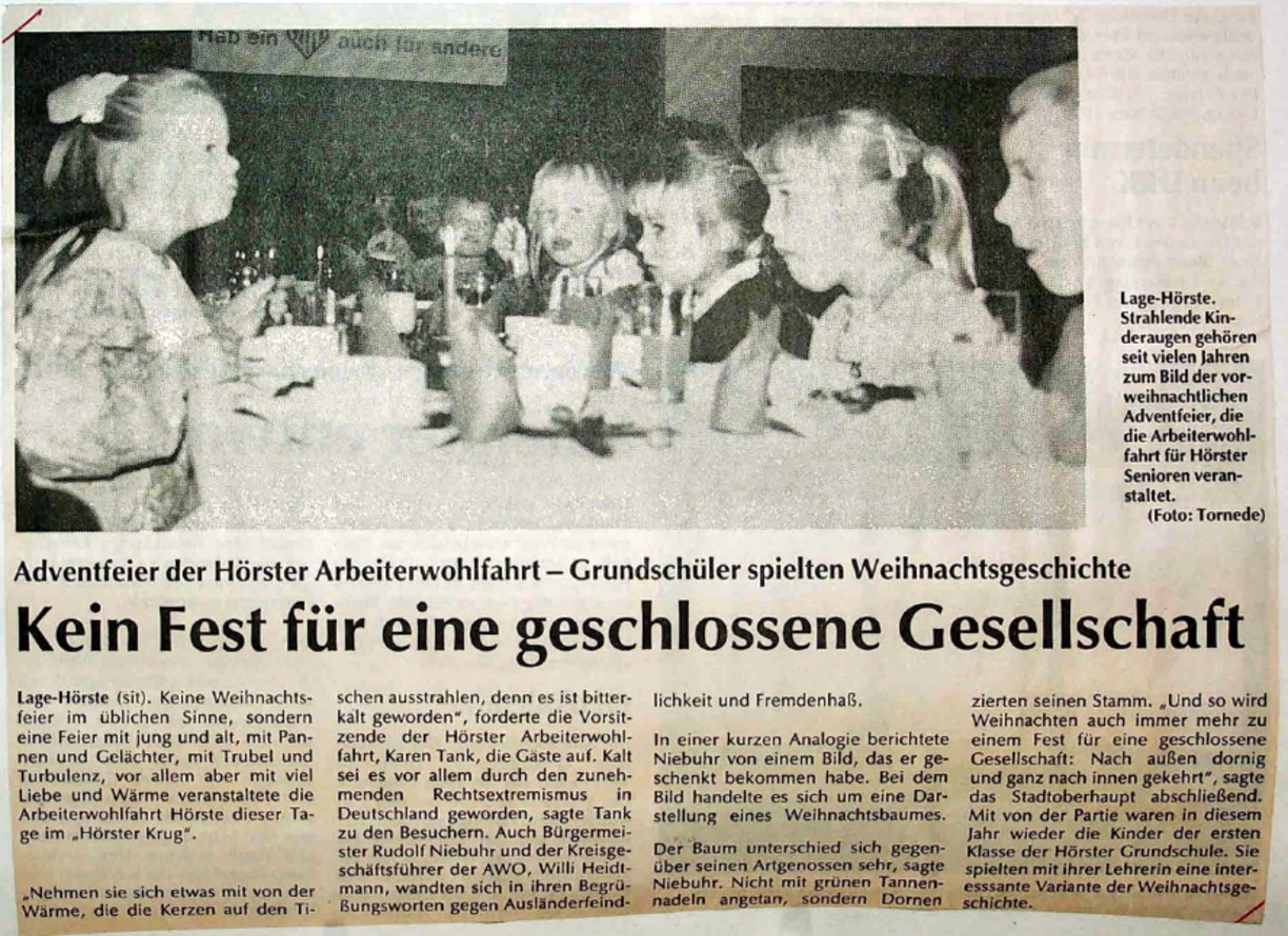 AWO Adventsfeier LZ 16.12.1992 1