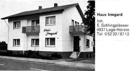Pension Haus Irmgard Prosp. Anf. 70er 2