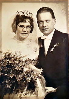 Hochzeit Anni u. Herbert Burmeier 27.3.1958