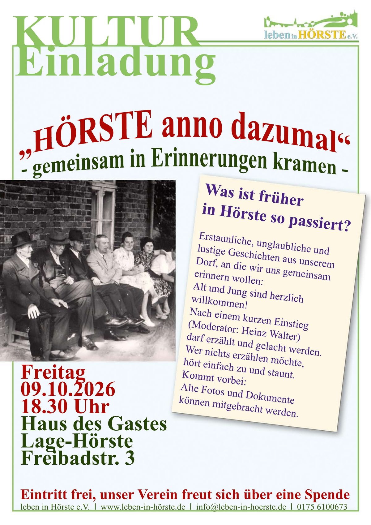 HÖRSTE anno dazumal