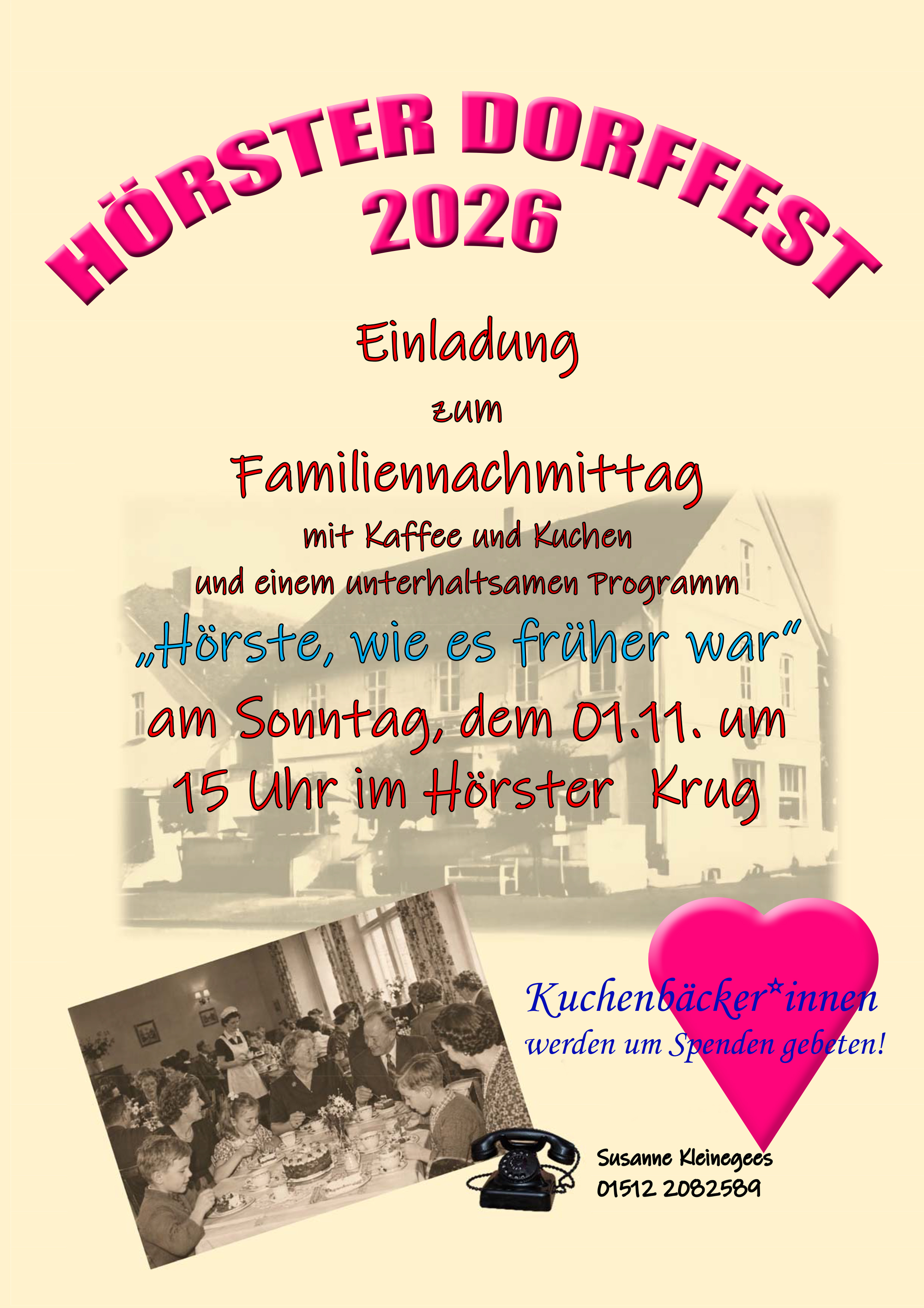 Familiennachmittag – Hörste, wie es früher war