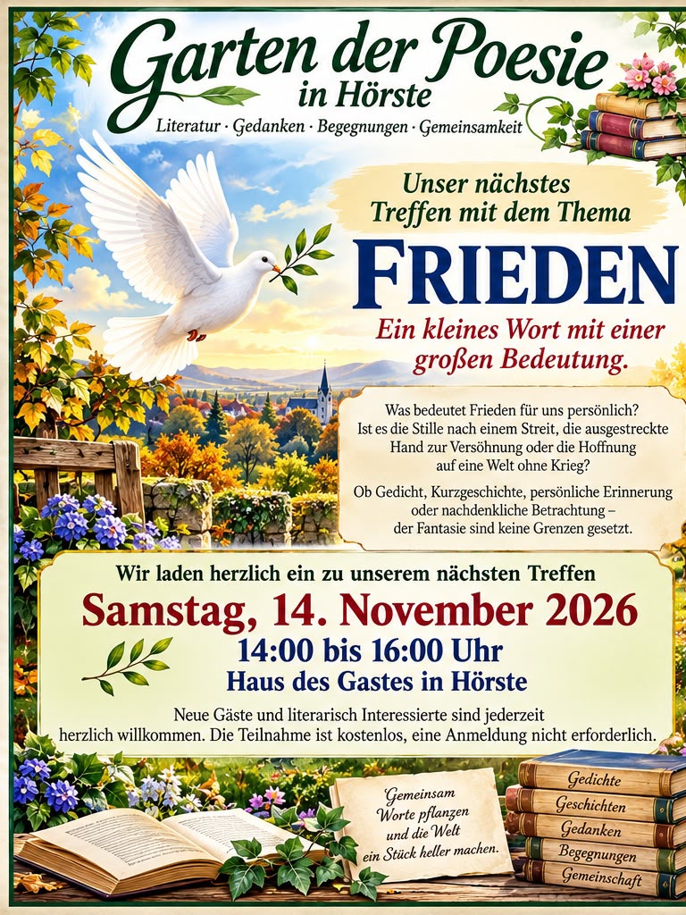 Garten der Poesie – Frieden