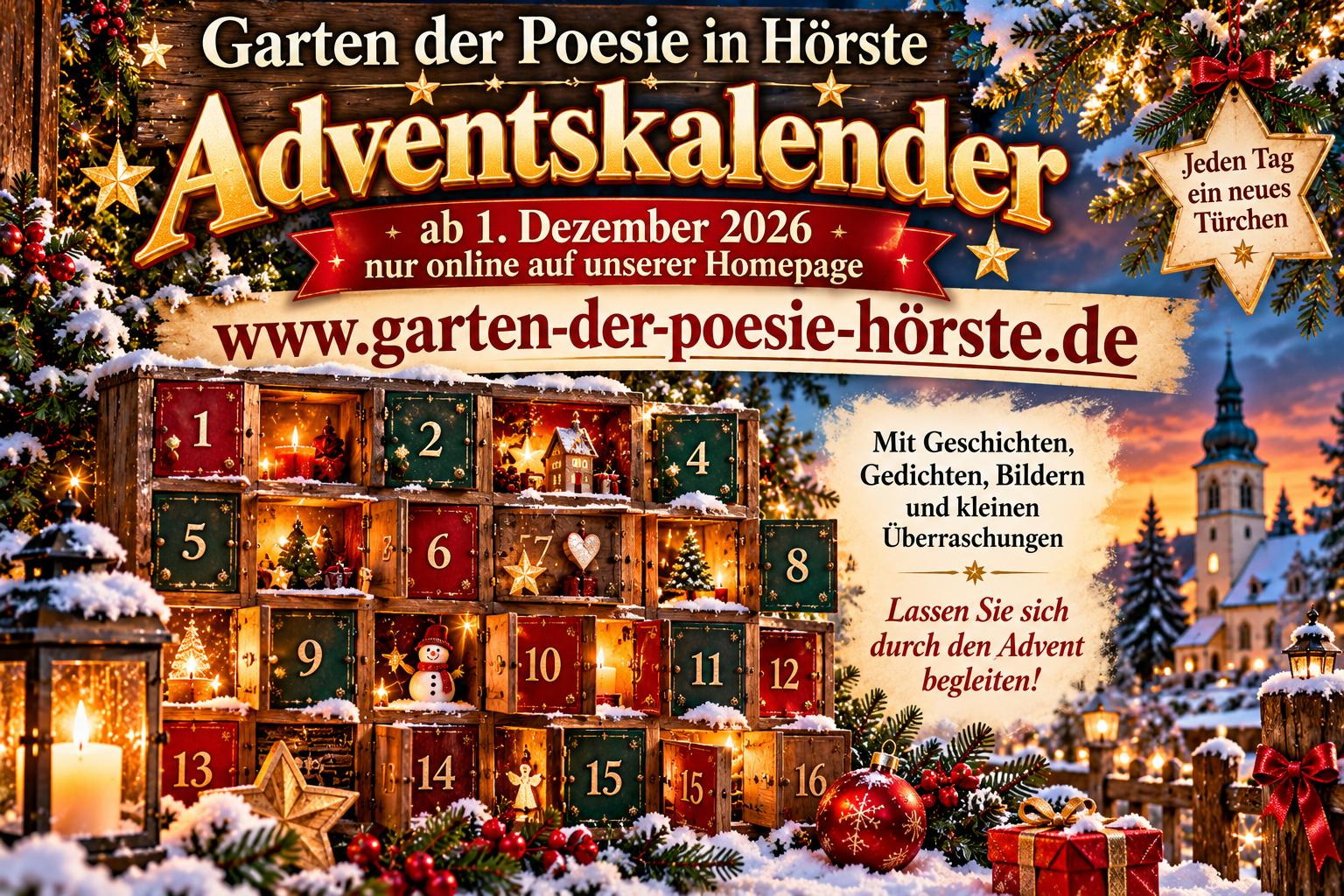 Online-Adventskalender – Garten der Poesie