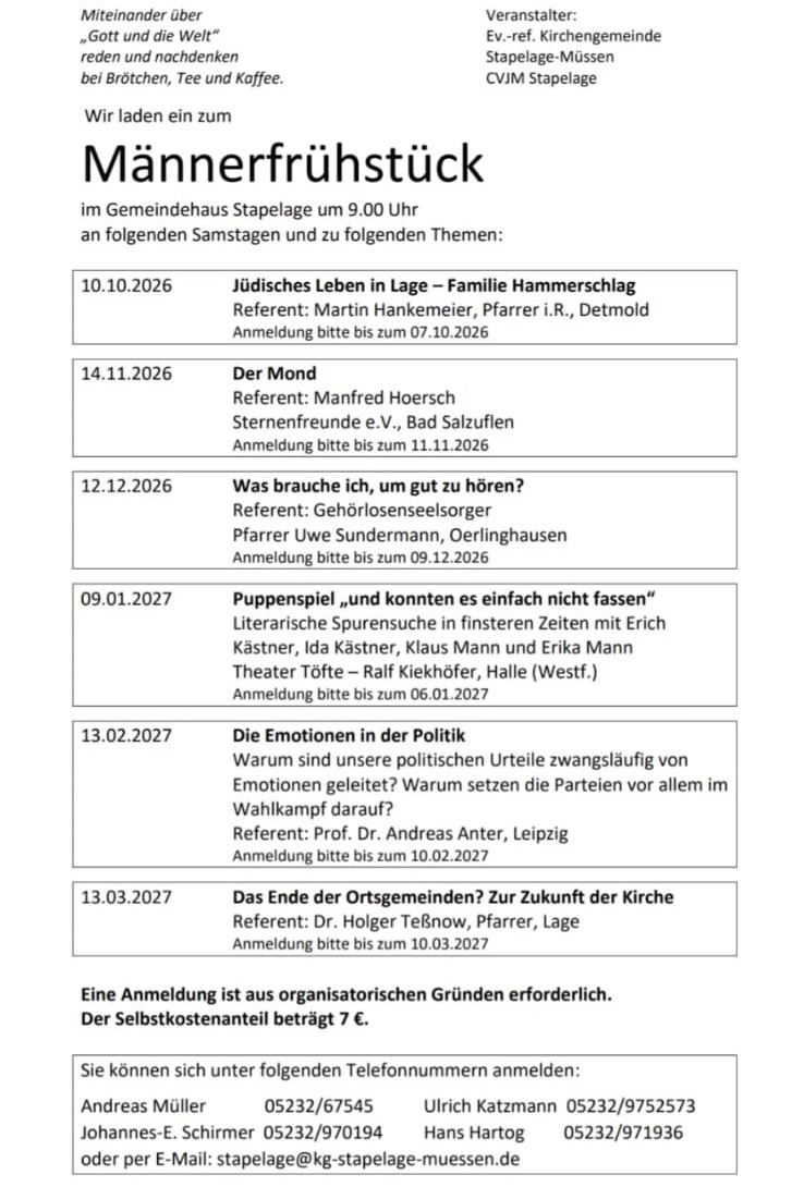 Männerfrühstück